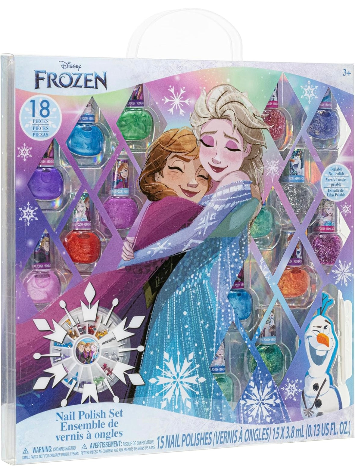 Disney Frozen Non-Toxic Peel-Off Nail Polish Set