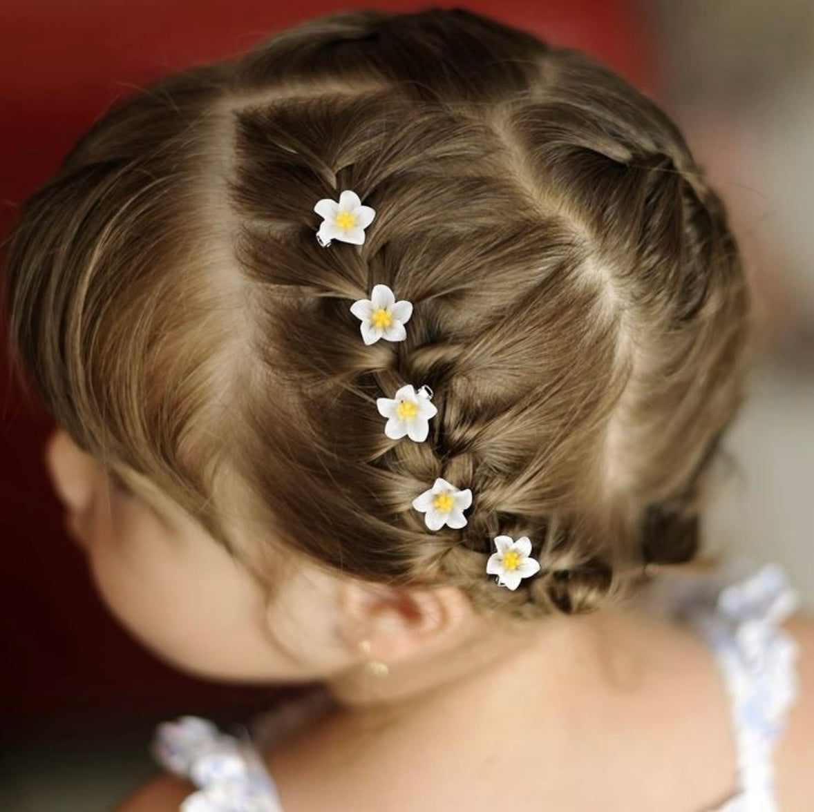 Tiny Bloom Hair Clips for Babies and Toddlers (Set of 5)