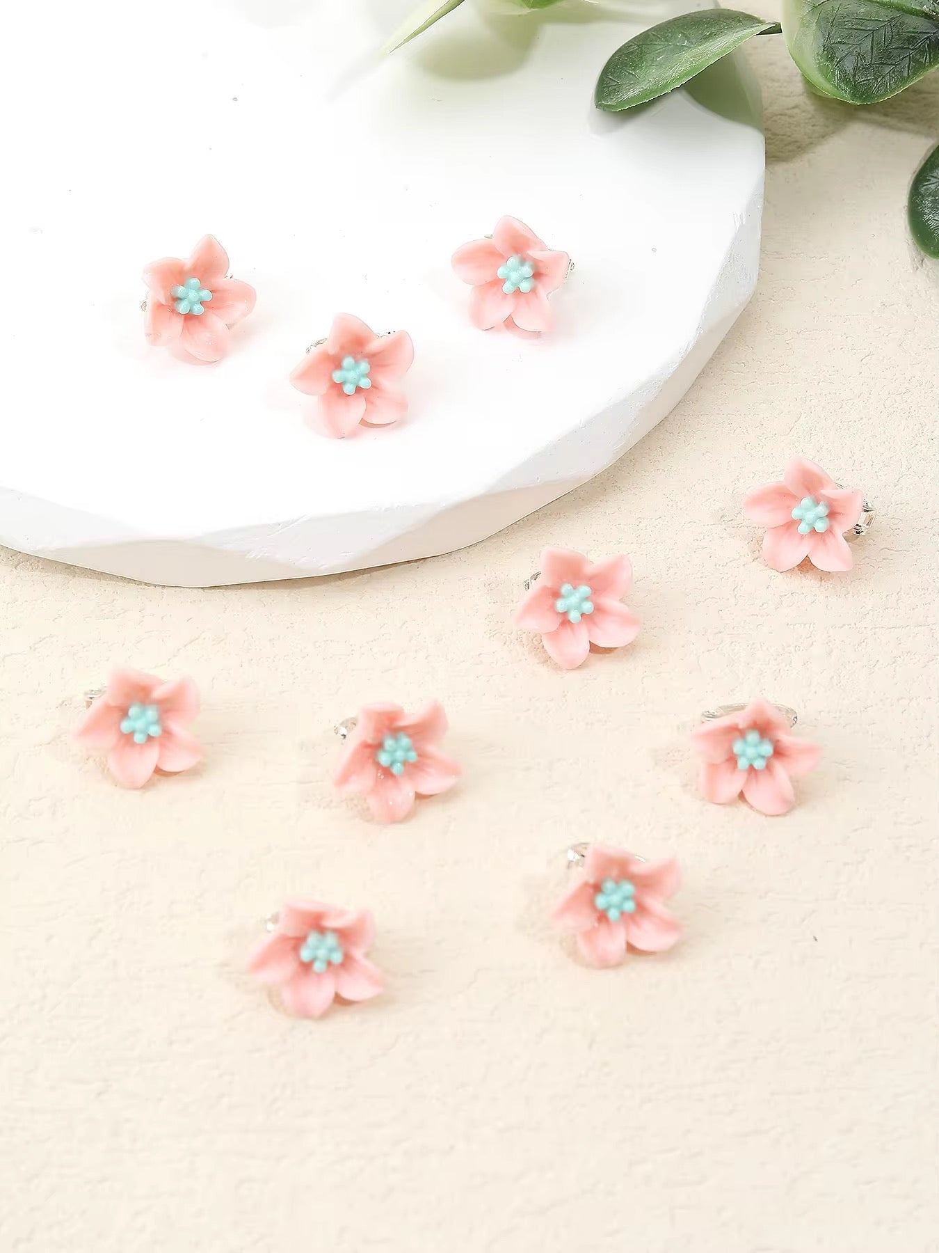 Tiny Bloom Hair Clips for Babies and Toddlers (Set of 5)