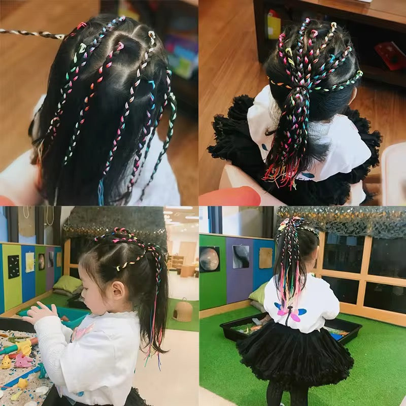 Colorful Braiding Hair Ropes for Kids