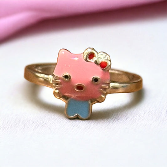 Silver Hello Kitty Ring