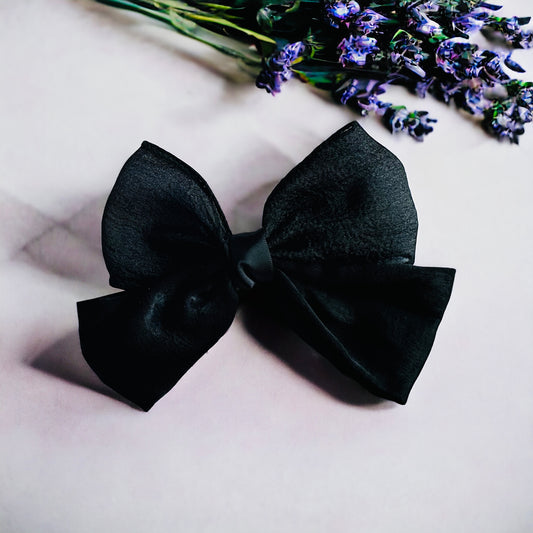 Fluttery Fun with Satin & Organza Hair Bows