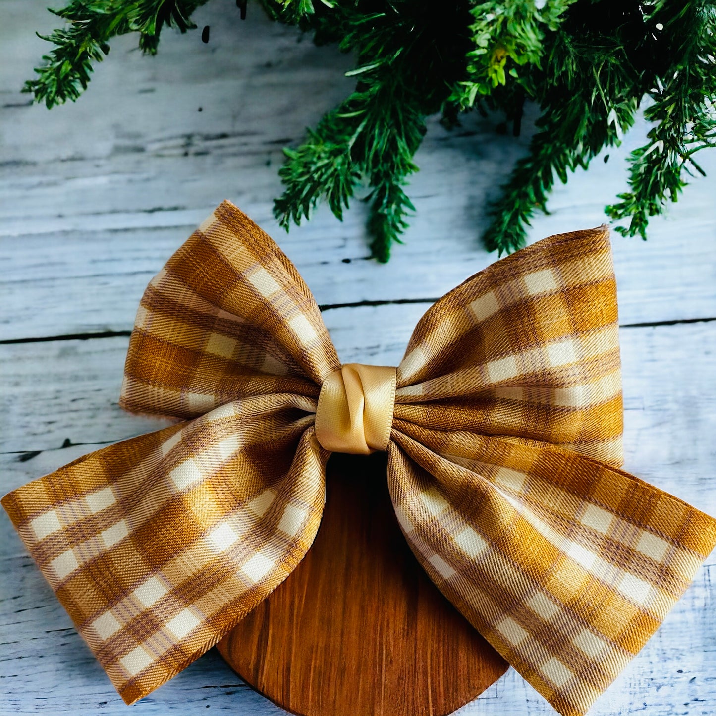 Statement Style: Big Checkered Hair Bows