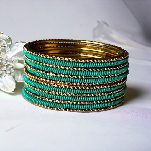 Color Clash Chic: Bangle Set