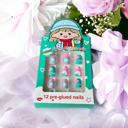 Sparkle and Shine in Seconds: Pre-Glued Nails