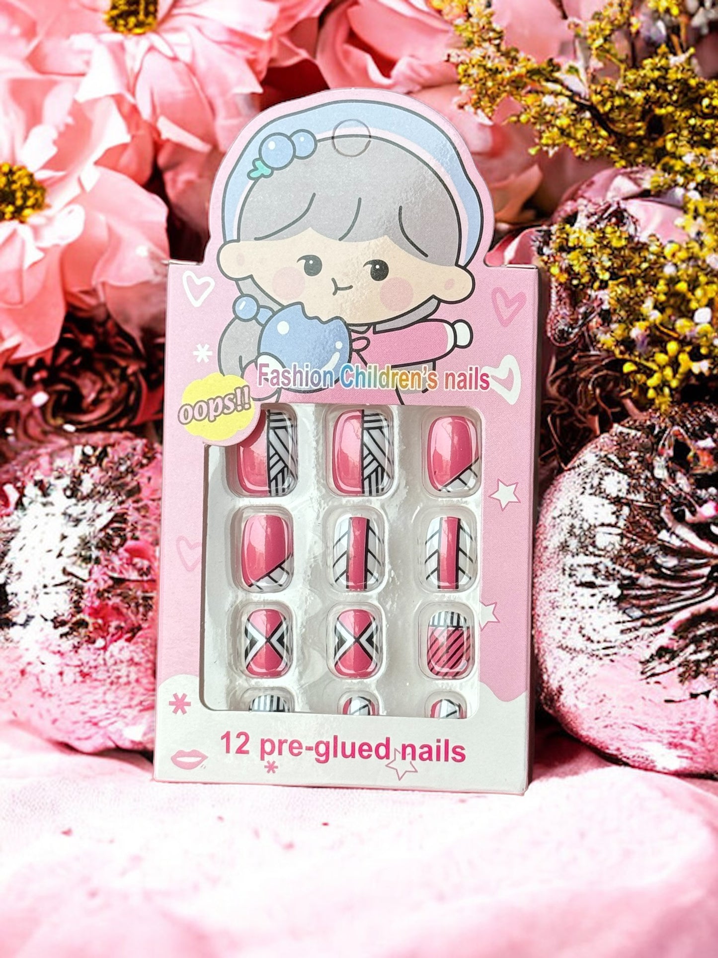 Sparkle and Shine in Seconds: Pre-Glued Nails