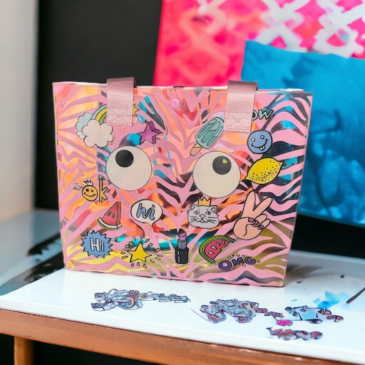 Magical Reflections: Holographic Totes for Kids (10")