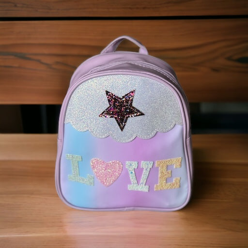 Shine Bright on Every Adventure: Small Toddler Glittery Backpack (9")