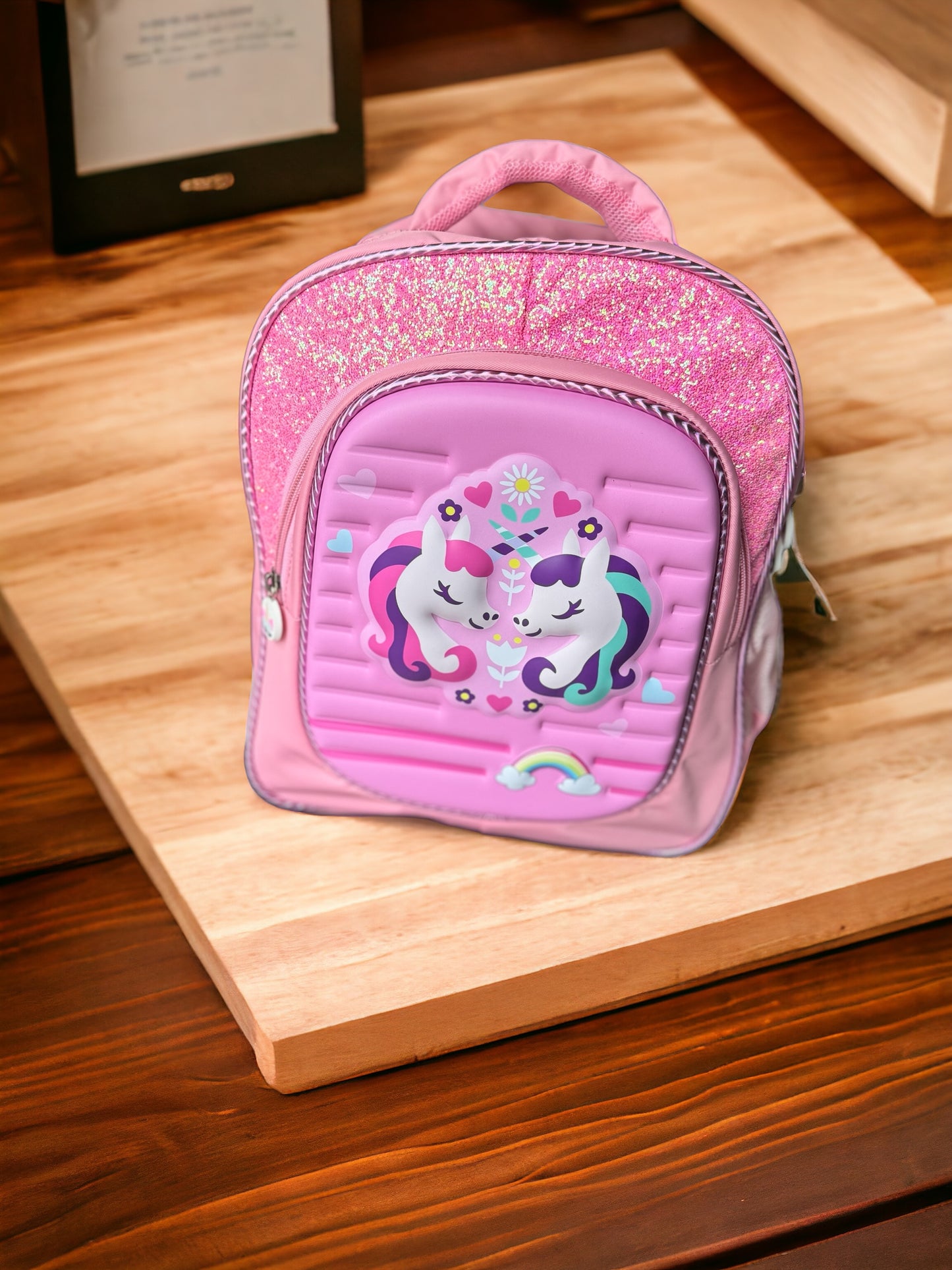 Unleash Your Inner Magic with the Sparkly Unicorn Backpack! (Available in two colors - 14")