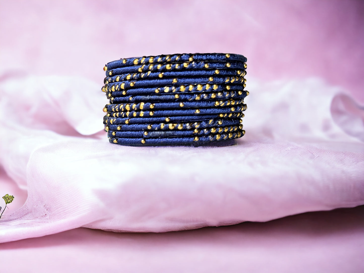 Twinkle Twinkle Little Wrist: Golden Dot Thread Bangles for Kids