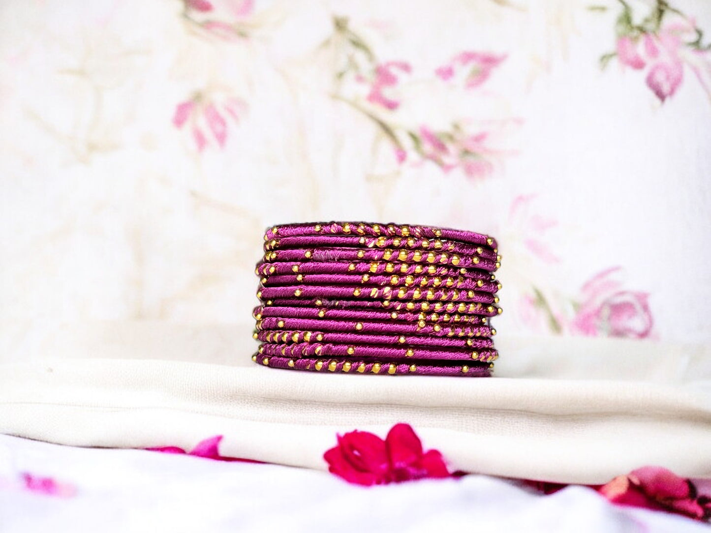 Twinkle Twinkle Little Wrist: Golden Dot Thread Bangles for Kids