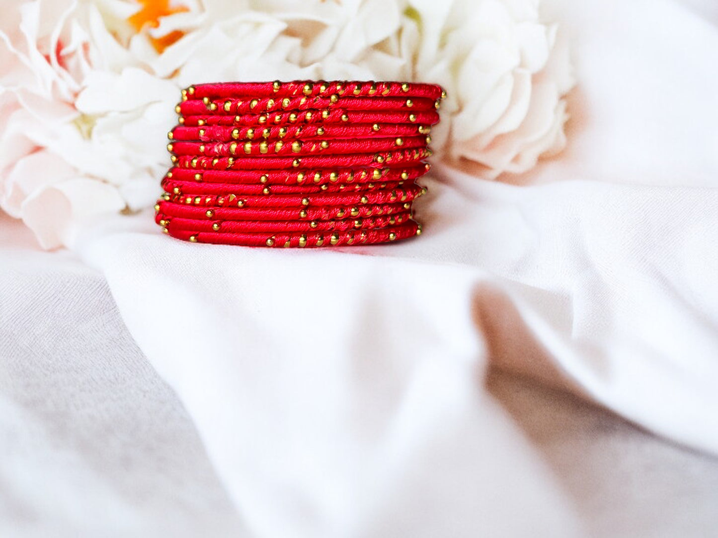 Twinkle Twinkle Little Wrist: Golden Dot Thread Bangles for Kids