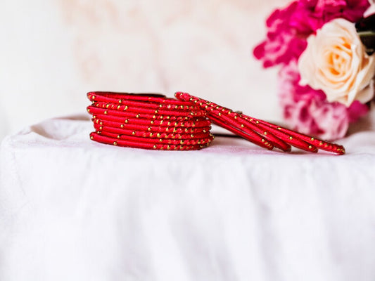 Twinkle Twinkle Little Wrist: Golden Dot Thread Bangles for Kids