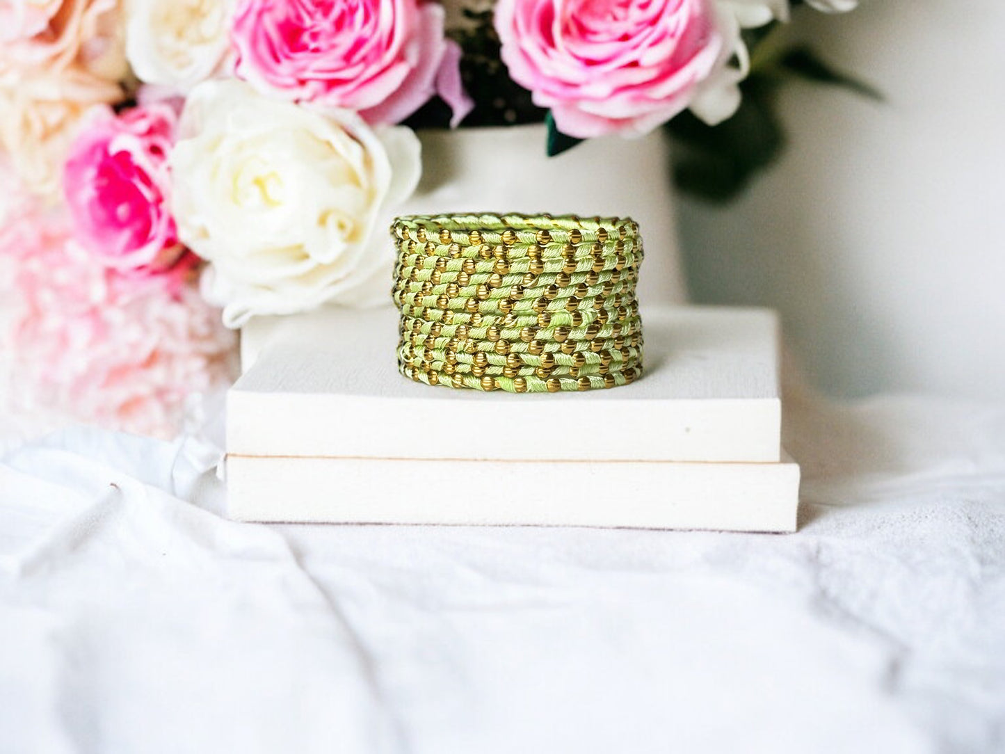 Colorful Thread Bangles