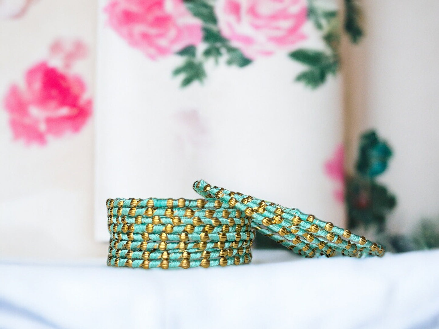 Colorful Thread Bangles