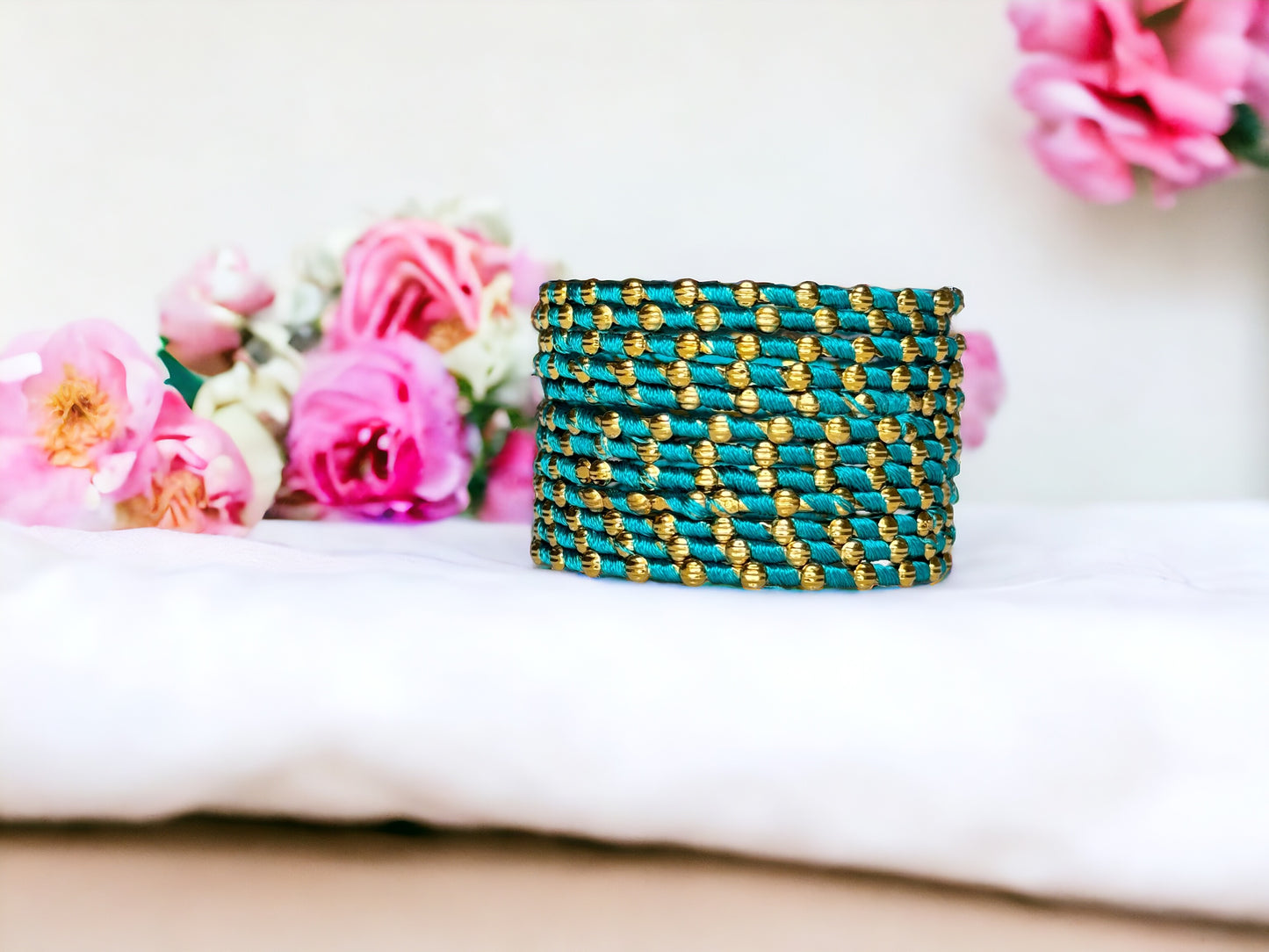 Colorful Thread Bangles