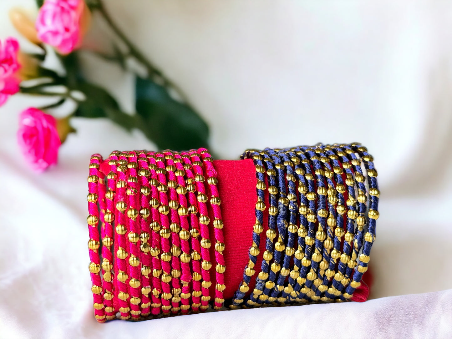 Colorful Thread Bangles