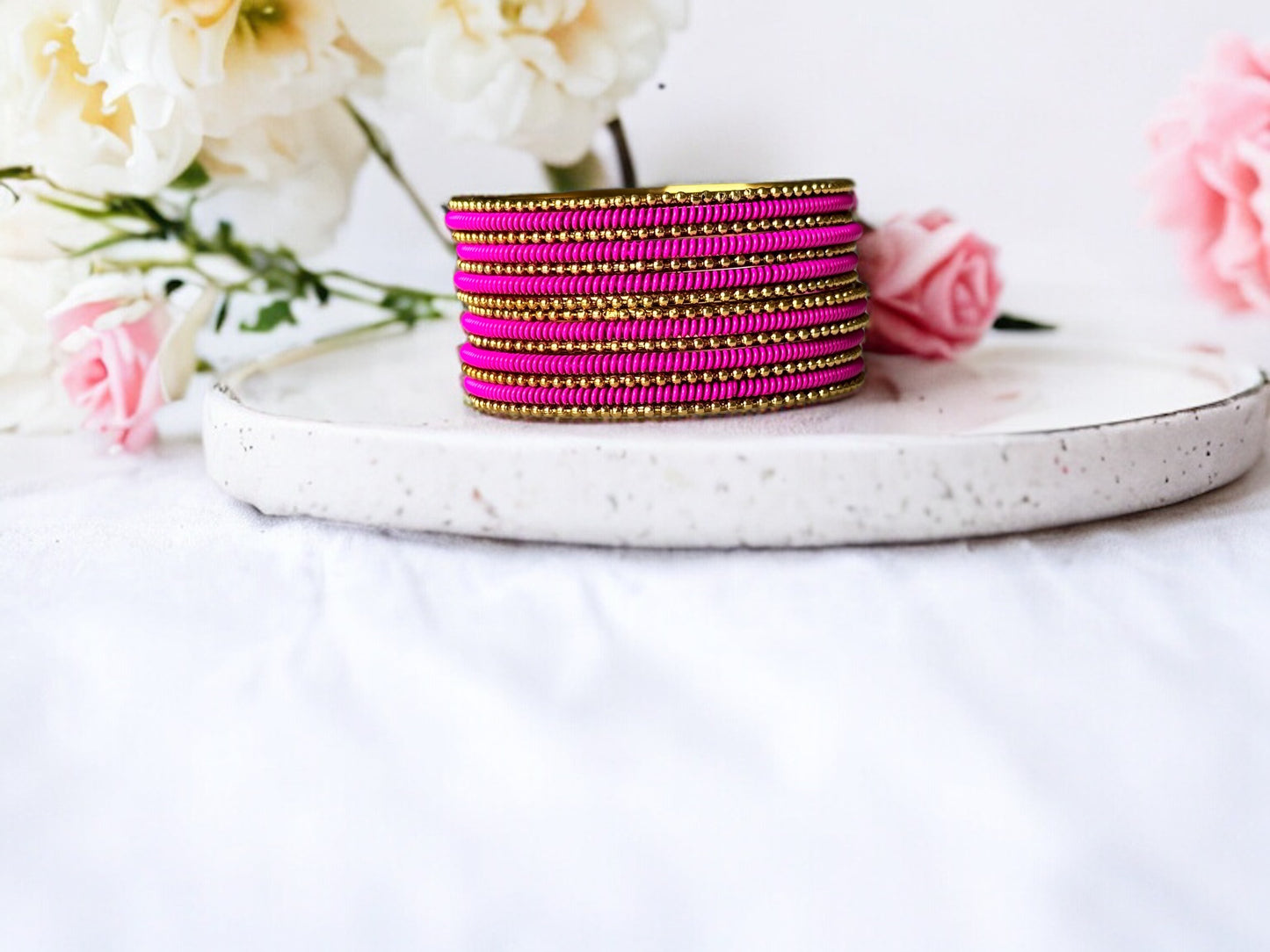 Color Clash Chic: Bangle Set