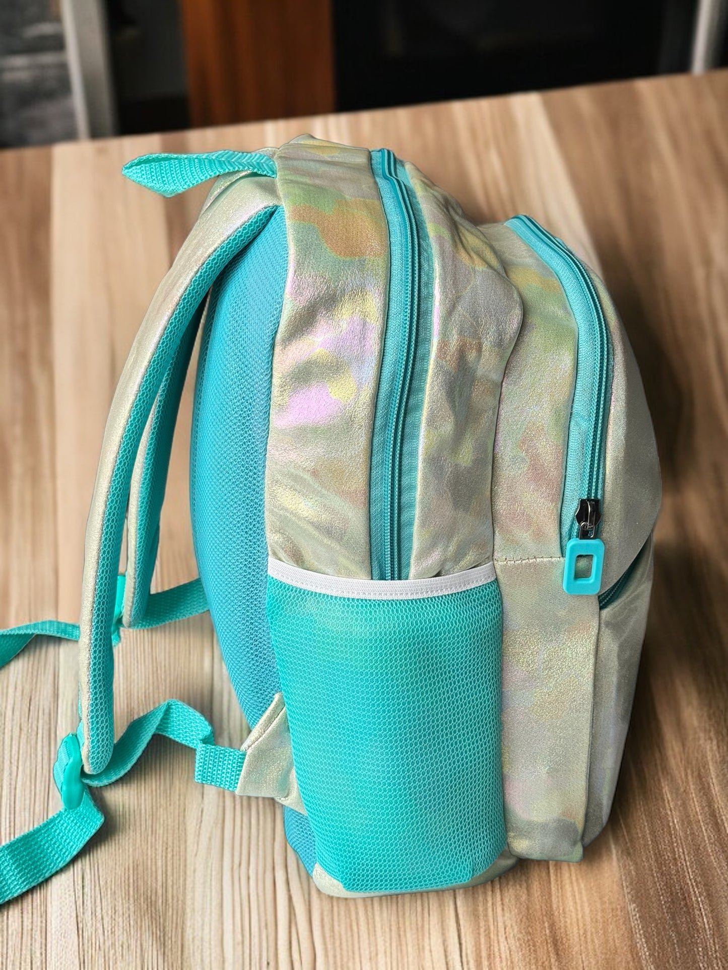 Sparkling Magical Backpack -pink and sea green colors available (14")