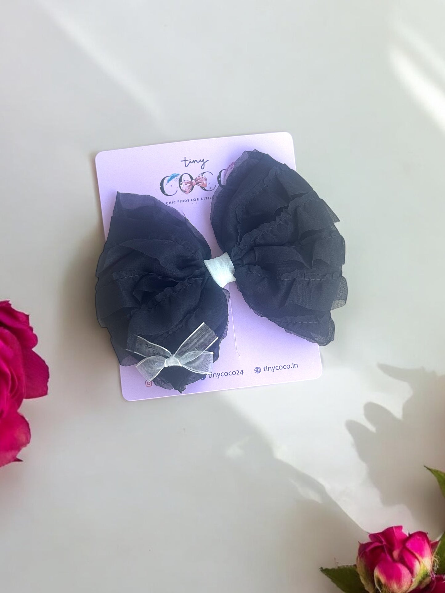 Cloud Puff Bow Clip