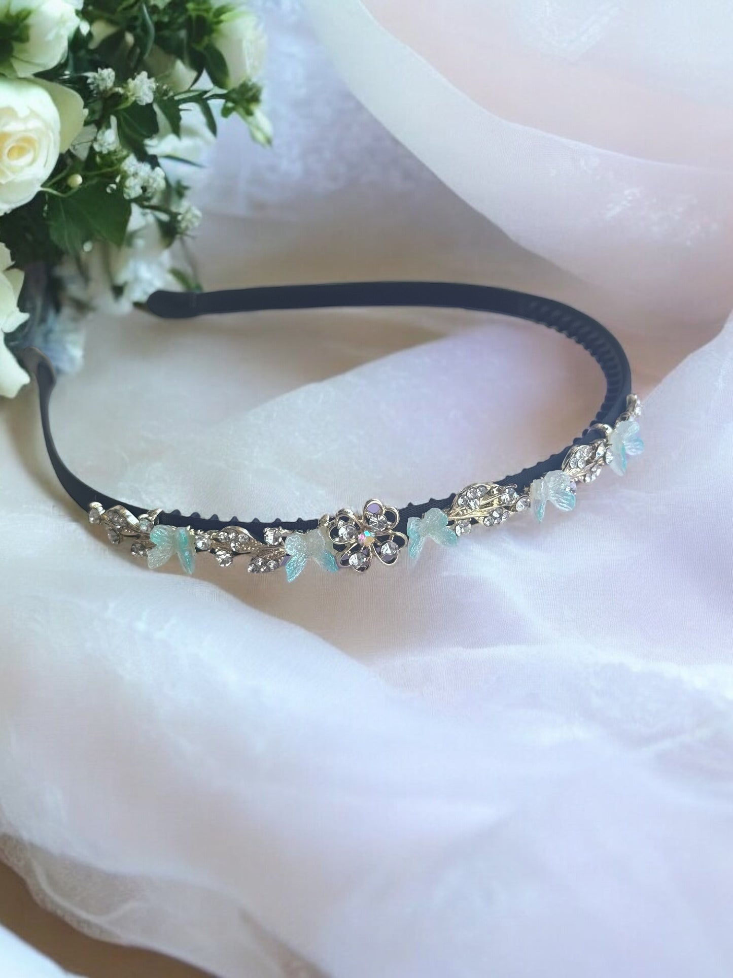 Sparkling Butterfly Tiara Headbands