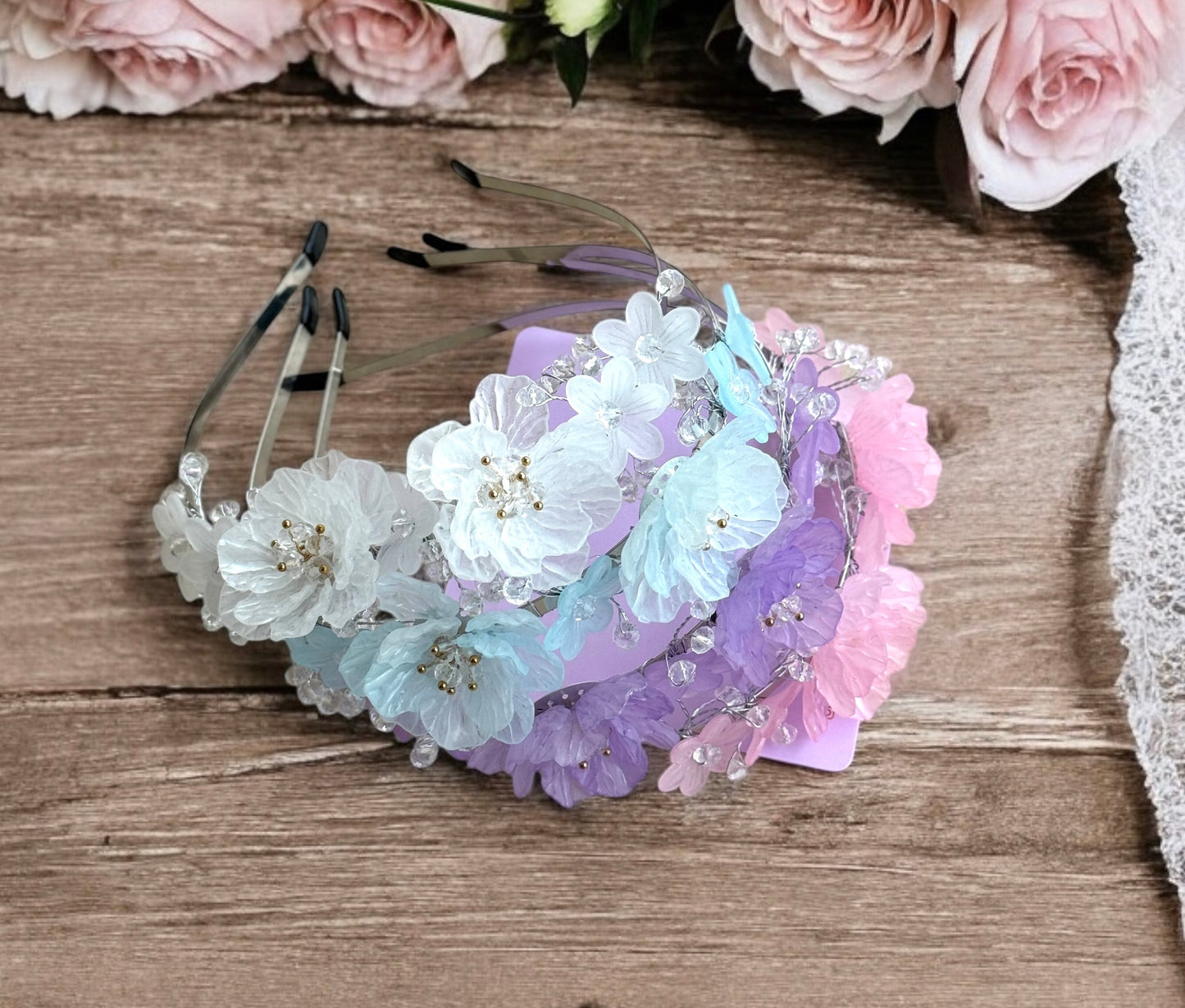 Floral Crystal HeadBand