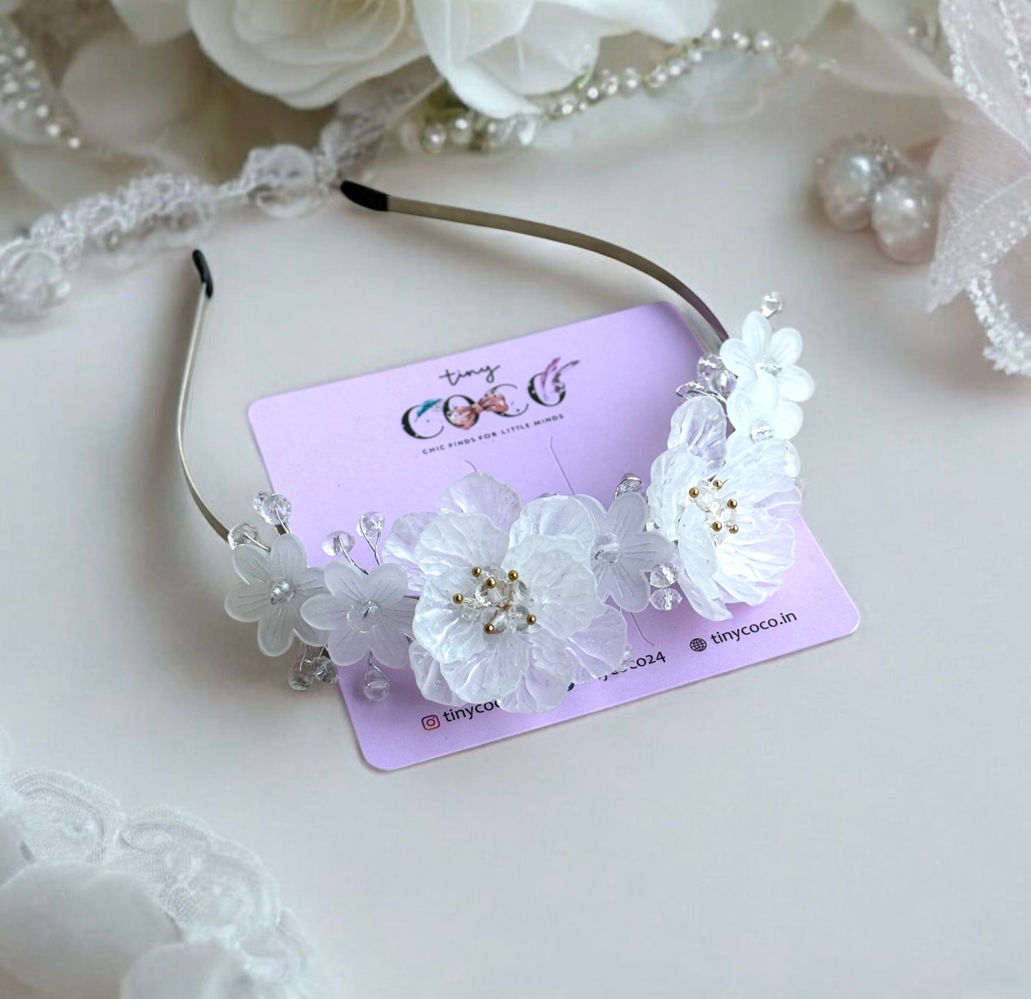 Floral Crystal HeadBand