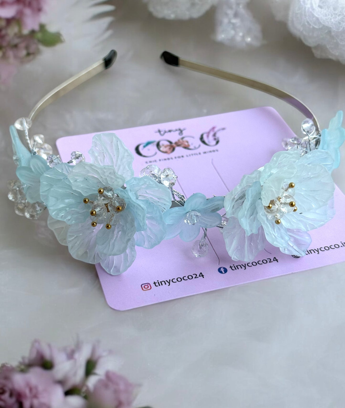 Floral Crystal HeadBand