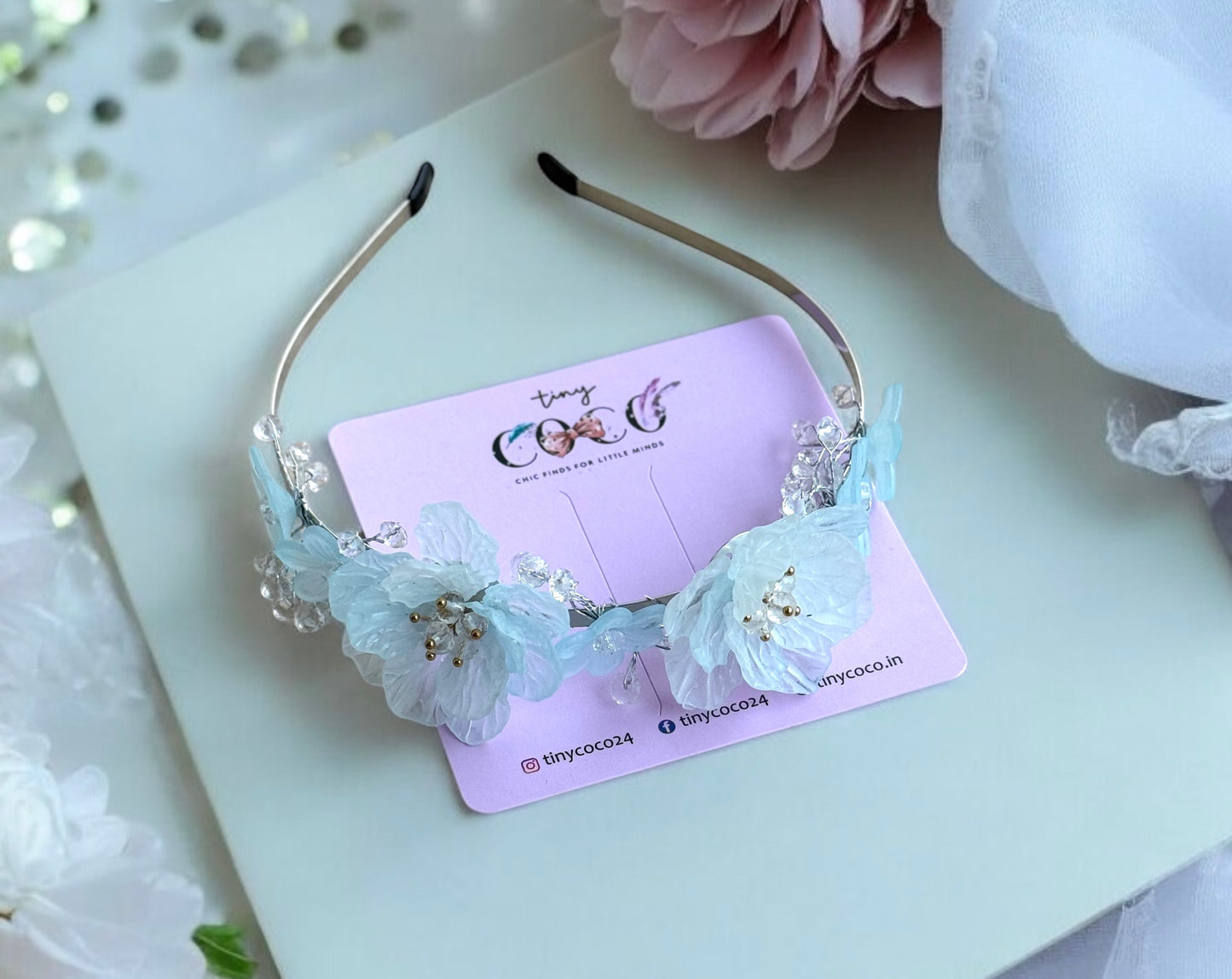 Floral Crystal HeadBand