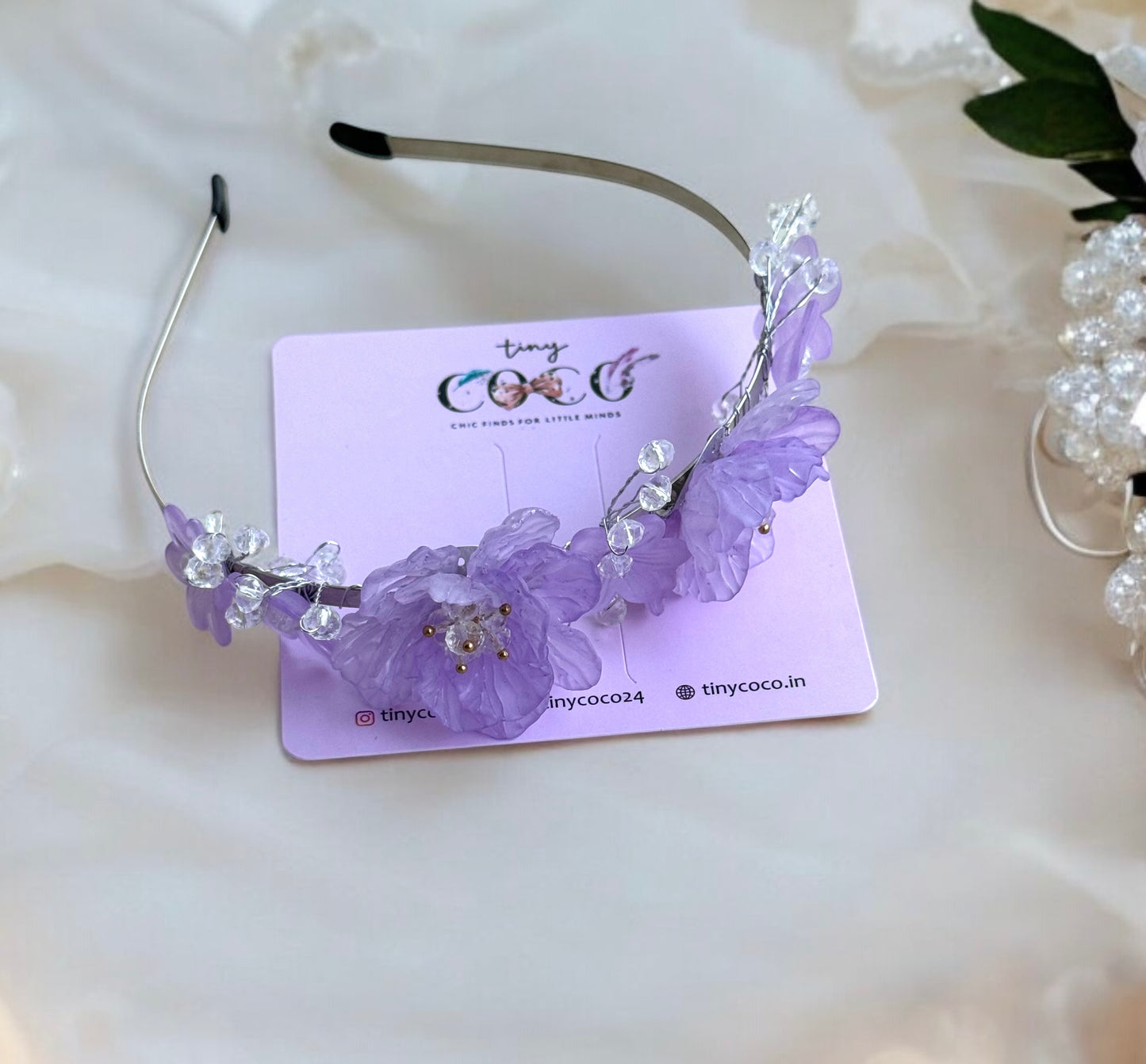 Floral Crystal HeadBand