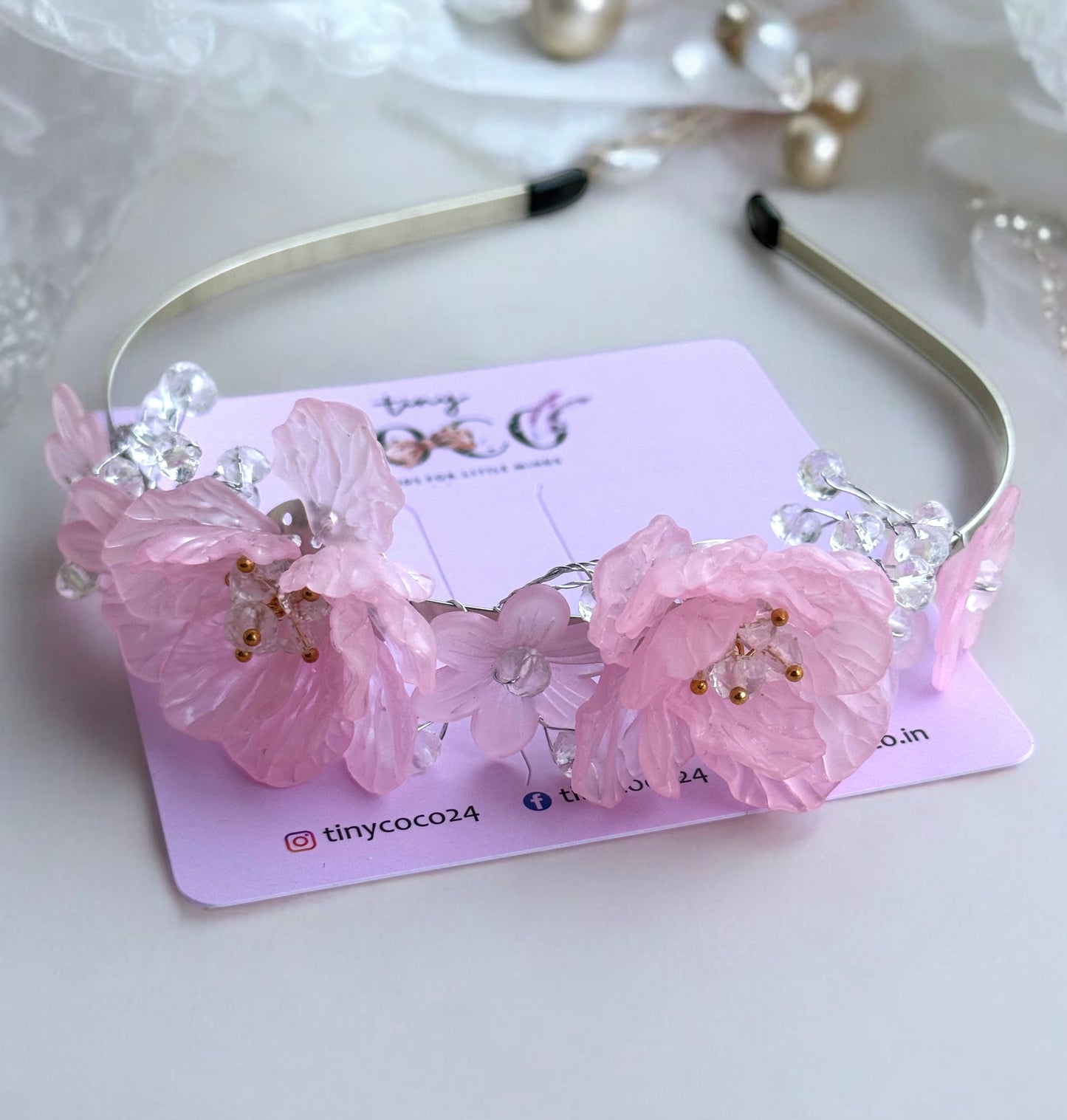 Floral Crystal HeadBand