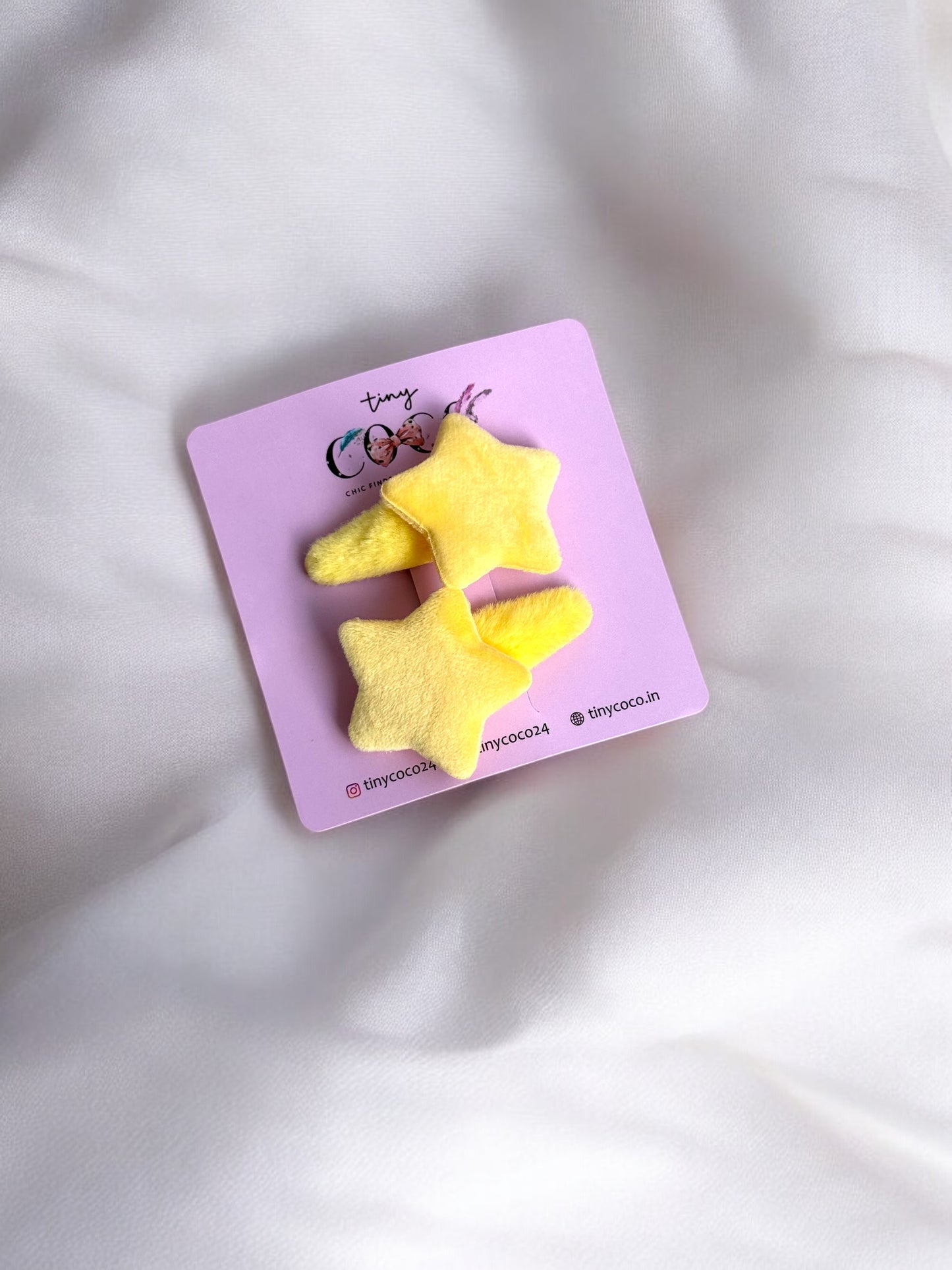 Fluffy Star Clips