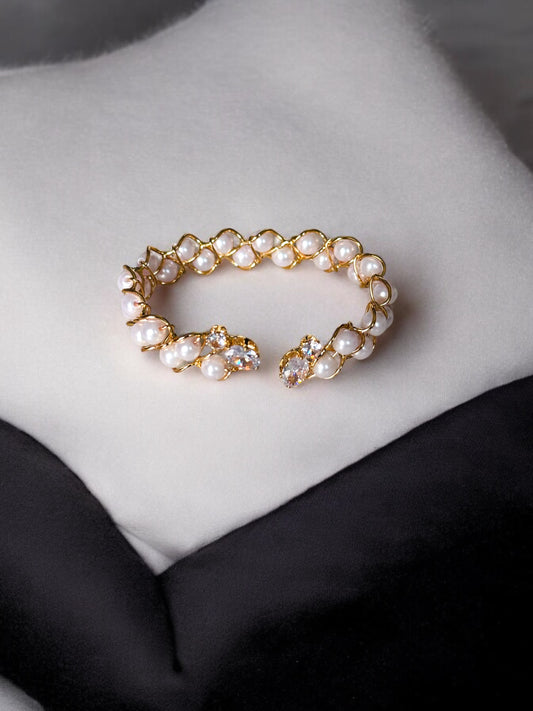 Braided Pearl Bracelet