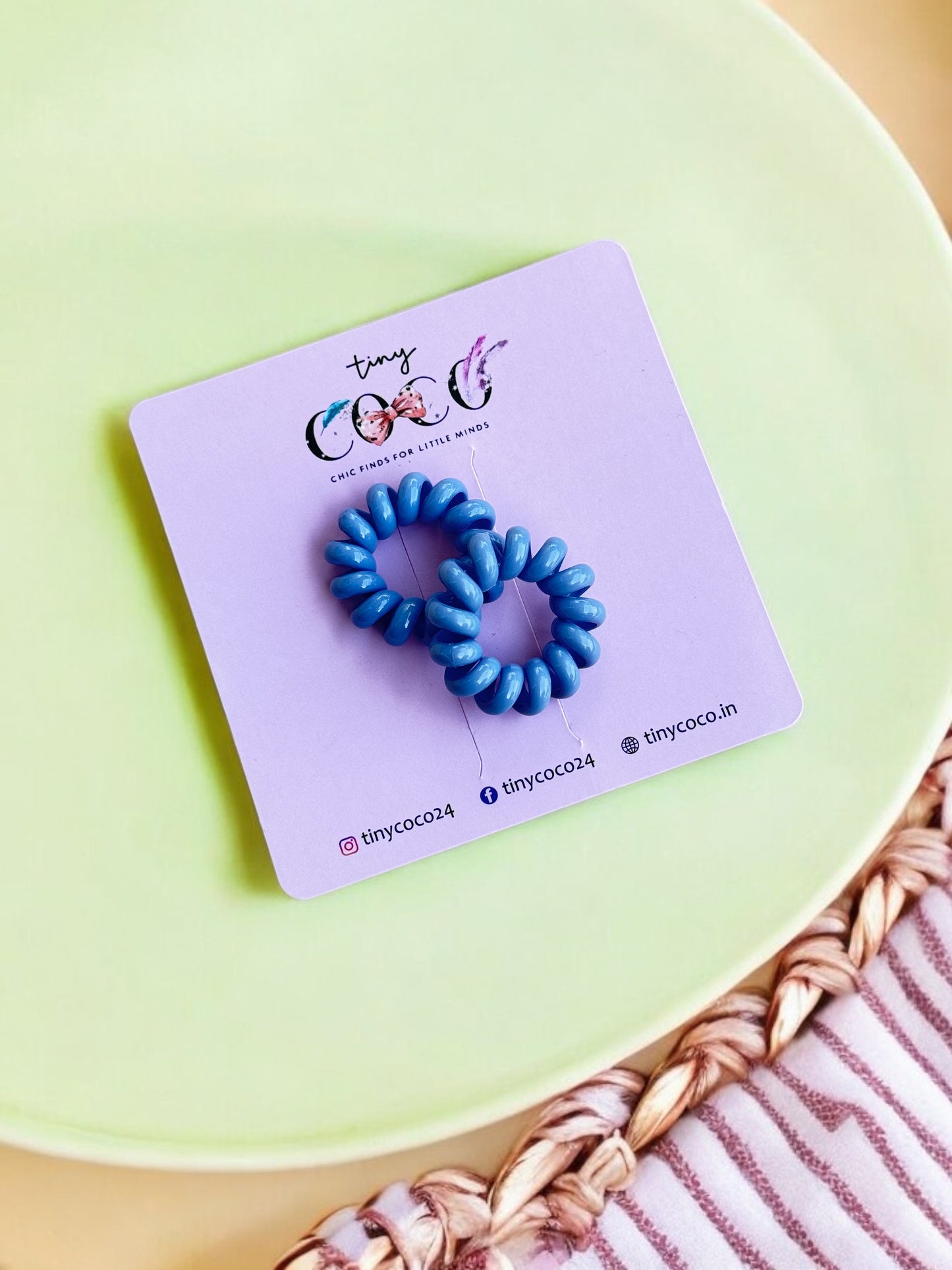 Mini Colorful Spiral Hair Ties