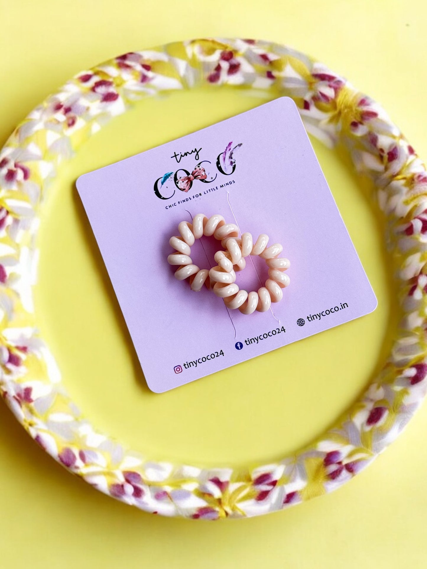 Mini Colorful Spiral Hair Ties