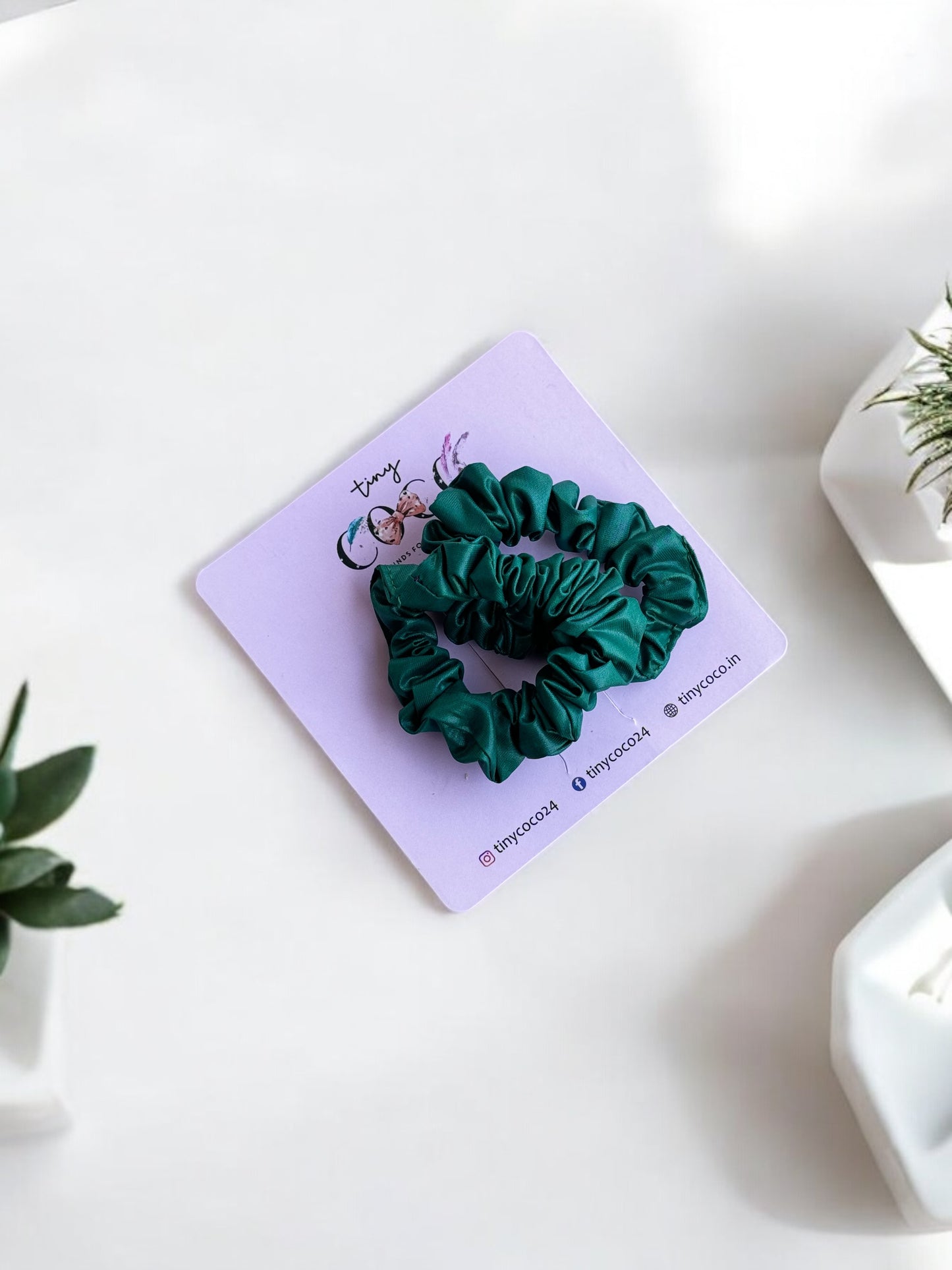 Gentle on Hair Scrunchies (Set of 2)