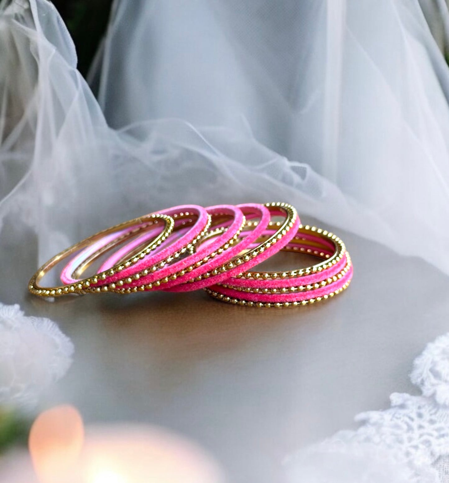 Dreamy Velvet Bangles (Available in various colors)