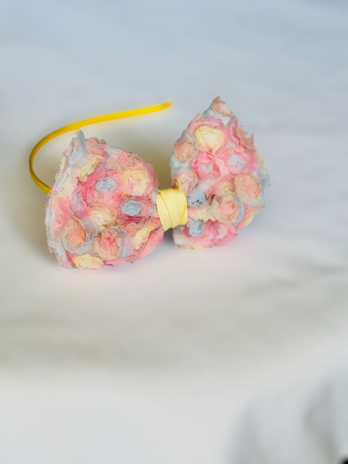 Soft Fabric Flower Headband (Available in multiple color options)