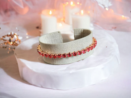 Rock Your Red: Sparkly Dragonfire Bracelet for Kids!