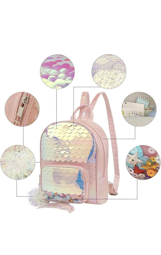 The Mermaid Carryall: Your Sparkliest Adventure Buddy (12.5 inches)