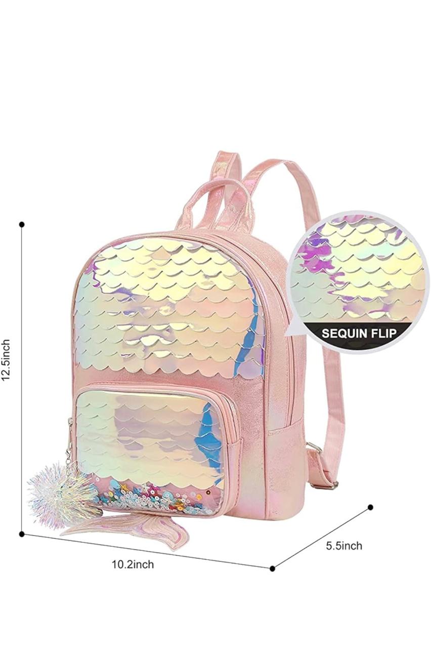 The Mermaid Carryall: Your Sparkliest Adventure Buddy (12.5 inches)