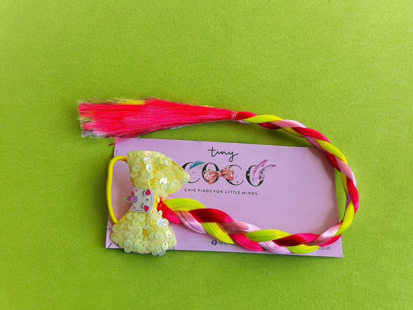 Unleash Your Inner Rainbow with Vibrant Faux Hair Ties!