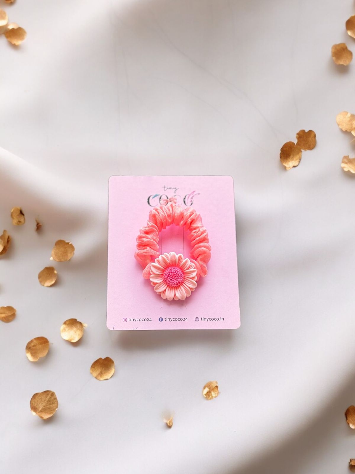 Dress Up Fun with Our Adorable Organza Ruffle Flower Hair Clip for Kids!