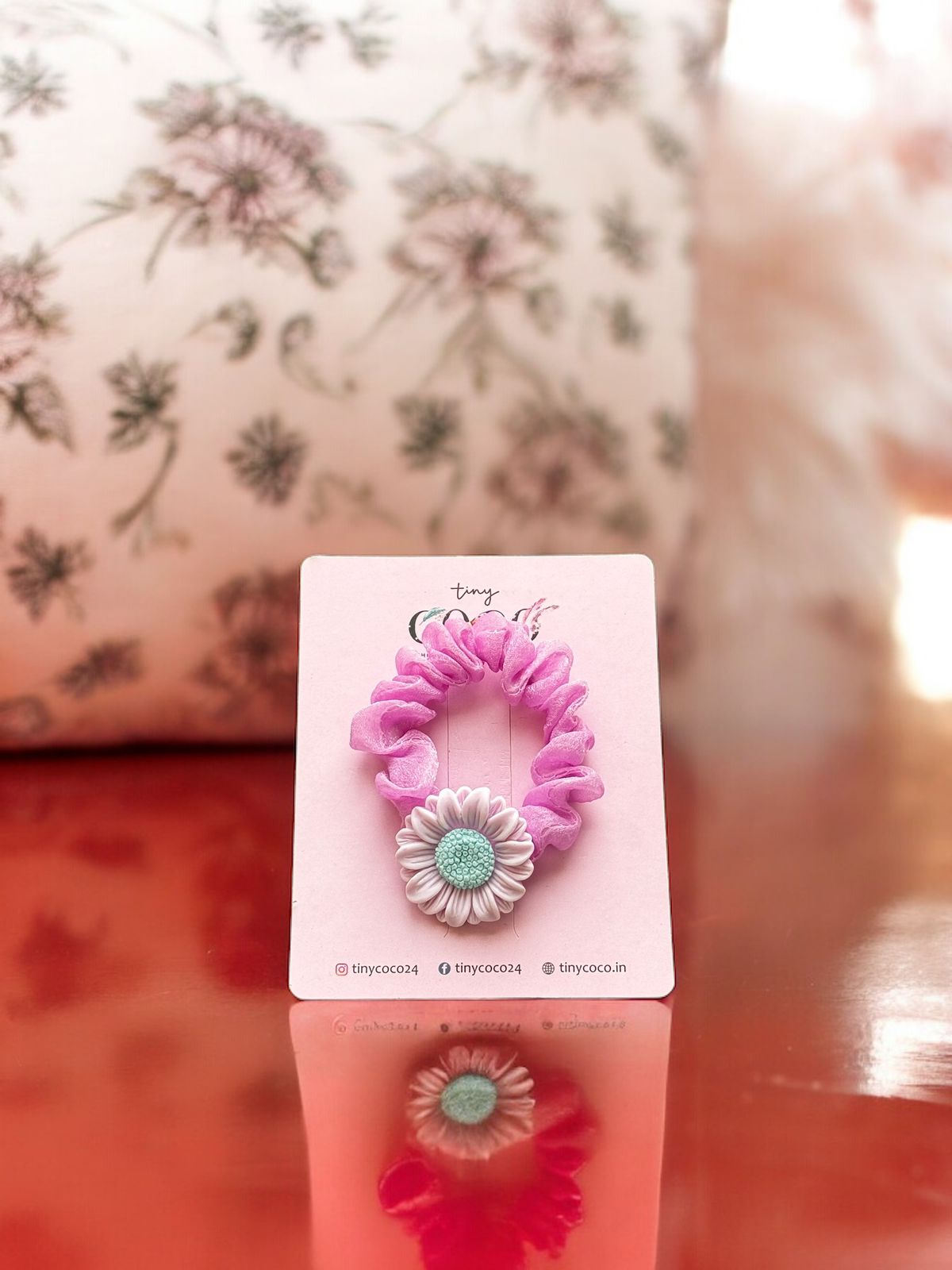 Dress Up Fun with Our Adorable Organza Ruffle Flower Hair Clip for Kids!