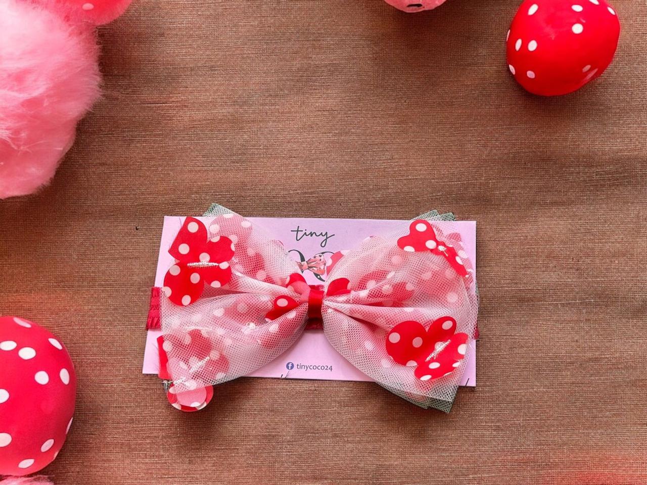 Sunshine and Smiles: Polka Dot Bow Hair Band