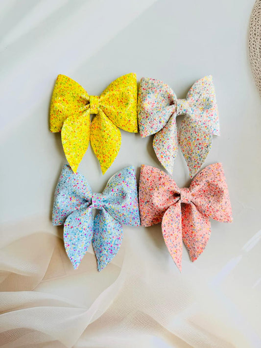 Handmade Candy Sparkle Mini Hair bows - Sweetness for Every Hairstyle!